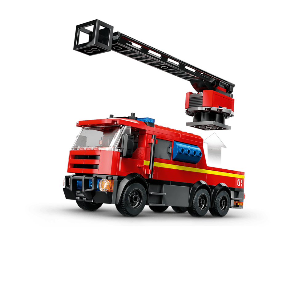 LEGO Fire Station with Fire Truck