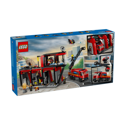 LEGO Fire Station with Fire Truck