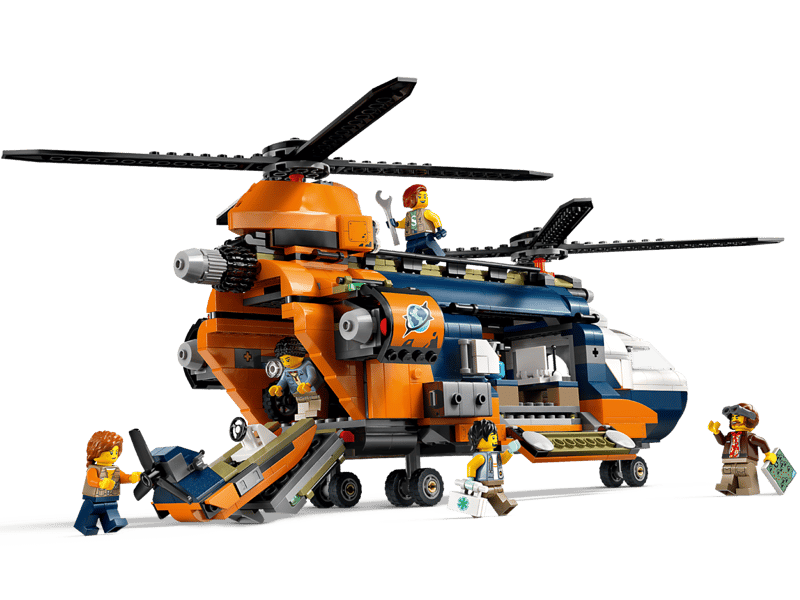 LEGO Jungle Explorer Helicopter at Base Camp