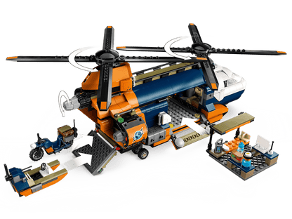LEGO Jungle Explorer Helicopter at Base Camp