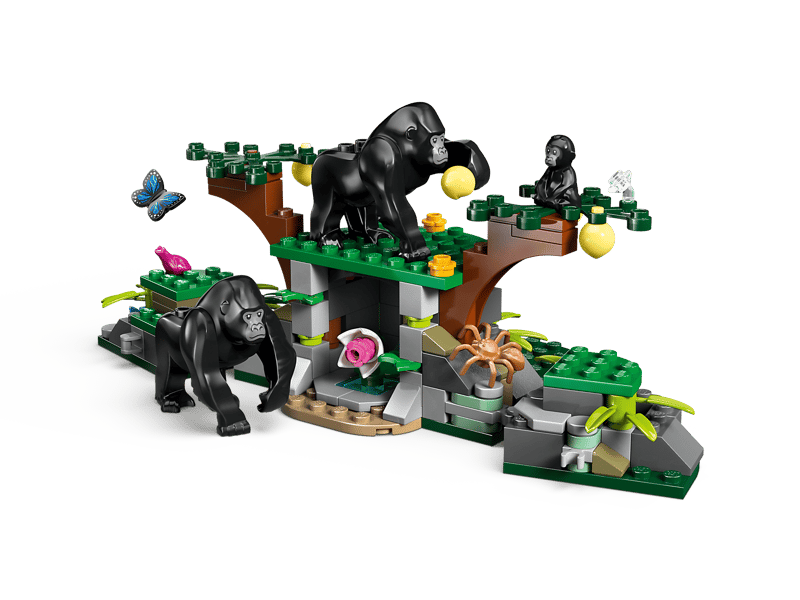 LEGO Jungle Explorer Helicopter at Base Camp