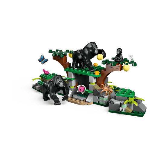 LEGO Jungle Explorer Helicopter at Base Camp