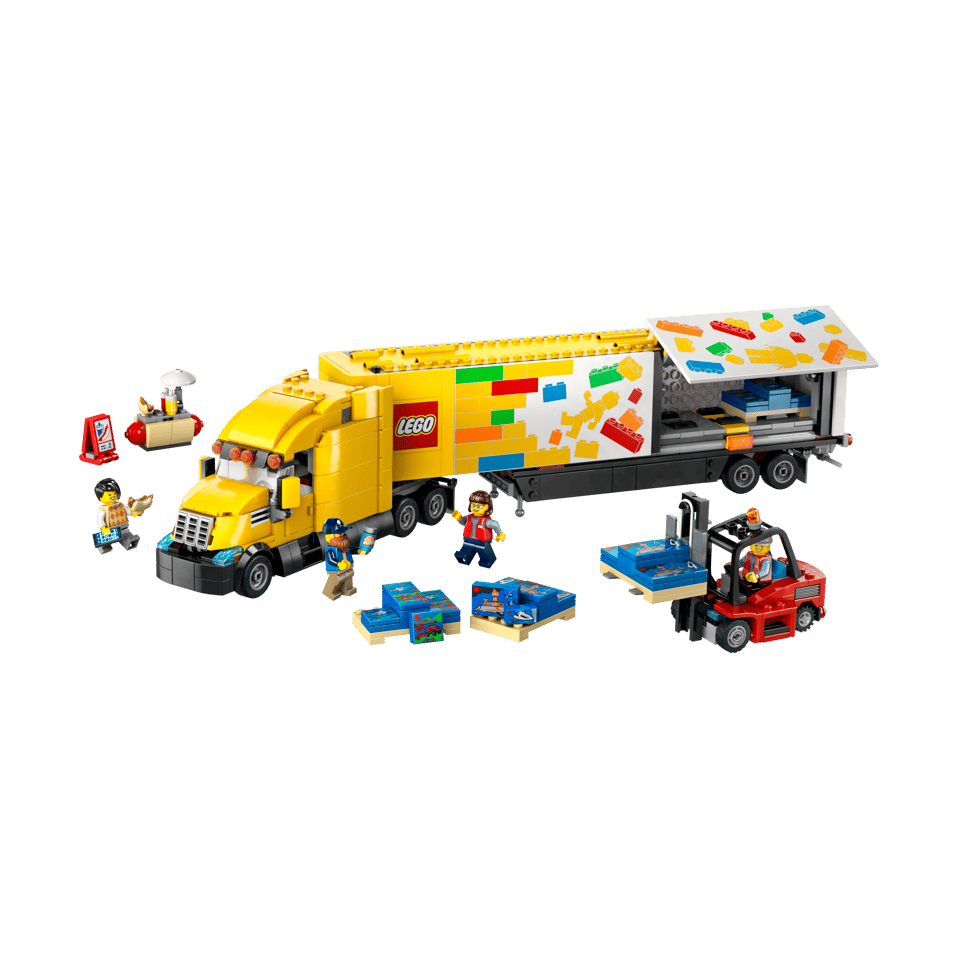 LEGO Yellow Delivery Truck