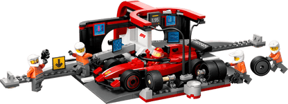 LEGO F1® Pit Stop & Pit Crew with Ferrari Car