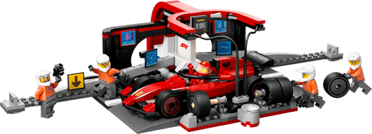 LEGO F1® Pit Stop & Pit Crew with Ferrari Car
