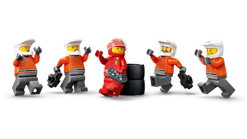 LEGO F1® Pit Stop & Pit Crew with Ferrari Car