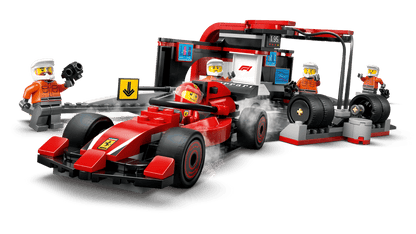 LEGO F1® Pit Stop & Pit Crew with Ferrari Car