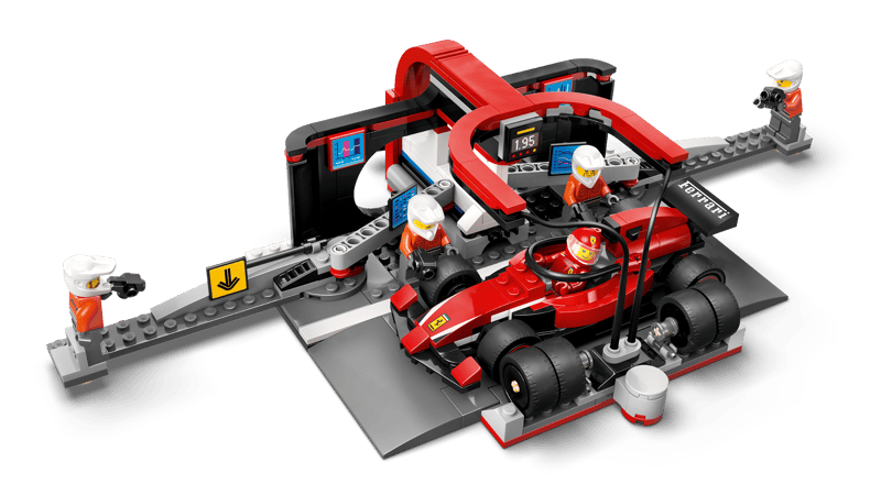 LEGO F1® Pit Stop & Pit Crew with Ferrari Car
