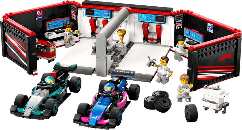 LEGO F1® Garage & Mercedes-AMG & Alpine Cars