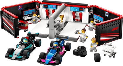 LEGO F1® Garage & Mercedes-AMG & Alpine Cars