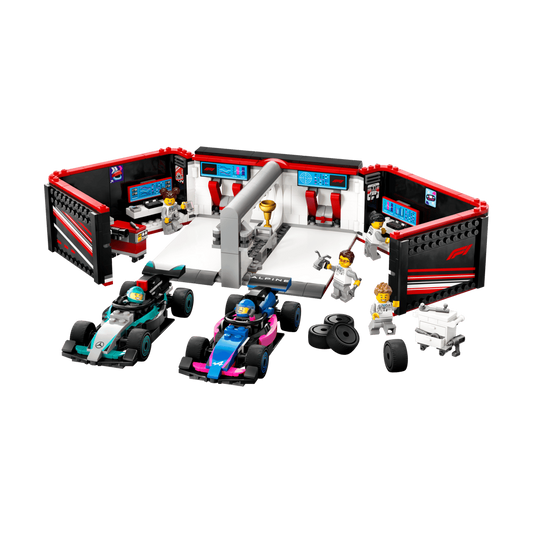LEGO F1® Garage & Mercedes-AMG & Alpine Cars