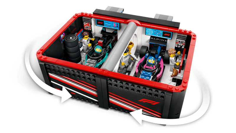 LEGO F1® Garage & Mercedes-AMG & Alpine Cars