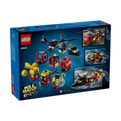 LEGO Helicopter, Fire Truck & Submarine Remix