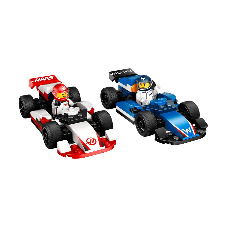 LEGO F1® Williams Racing & Haas F1® Race Cars