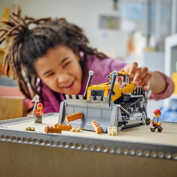LEGO Yellow Bulldozer