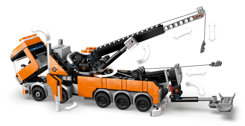 LEGO Heavy-Duty Recovery Tow Truck with Crane