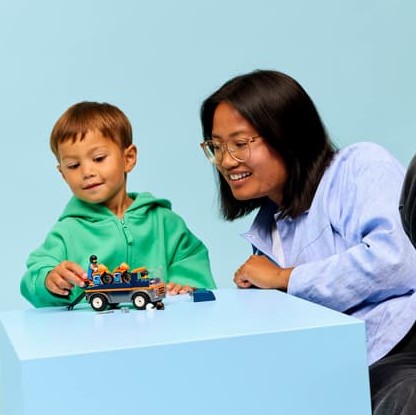 LEGO Motorcycle Transporter