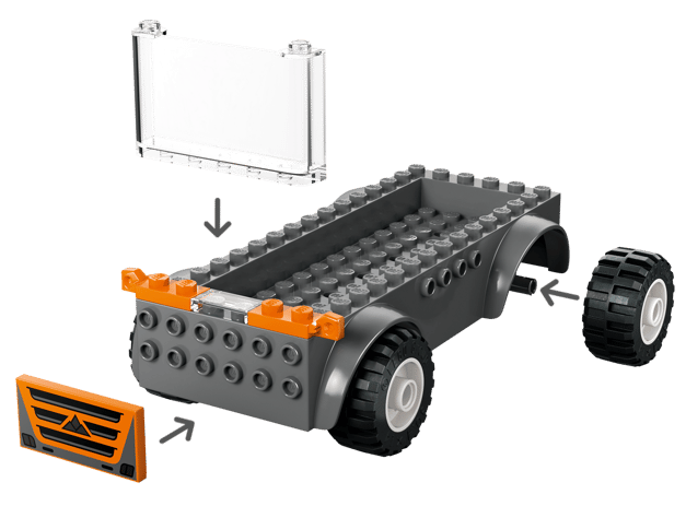 LEGO Motorcycle Transporter