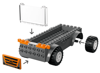 LEGO Motorcycle Transporter