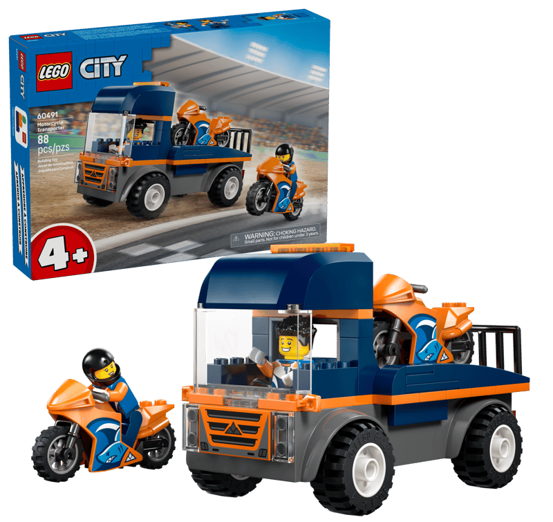 LEGO Motorcycle Transporter