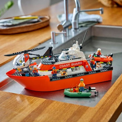 LEGO Coast Guard Rescue Boat & Helicopter