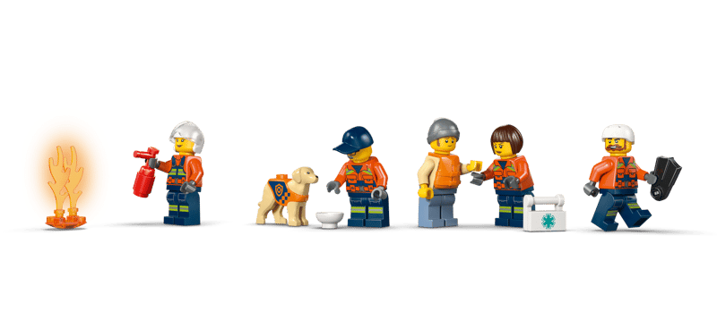 LEGO Coast Guard Rescue Boat & Helicopter