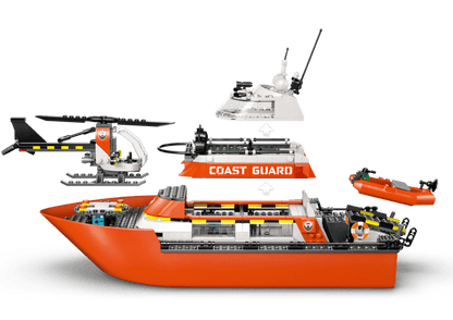 LEGO Coast Guard Rescue Boat & Helicopter