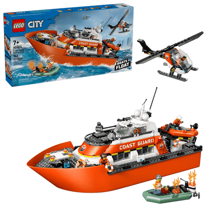 LEGO Coast Guard Rescue Boat & Helicopter