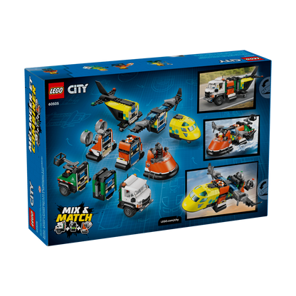 LEGO Airplane, Service Truck & Hovercraft Remix