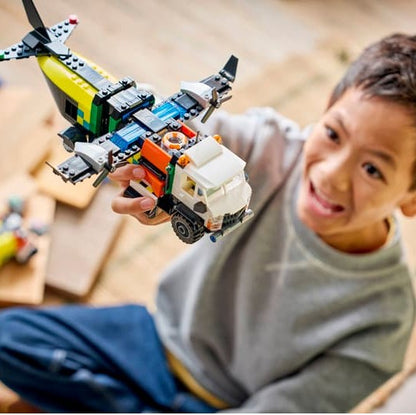 LEGO Airplane, Service Truck & Hovercraft Remix