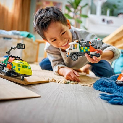 LEGO Airplane, Service Truck & Hovercraft Remix