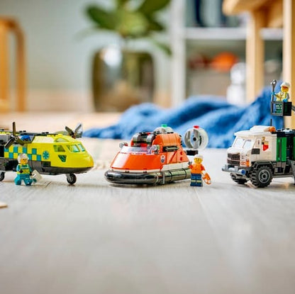 LEGO Airplane, Service Truck & Hovercraft Remix