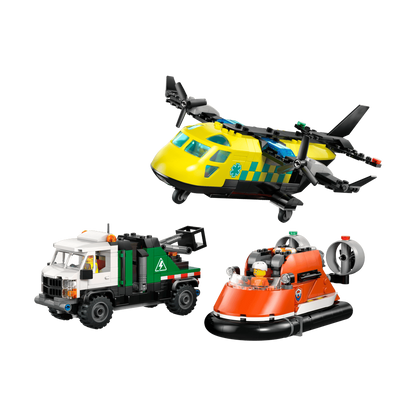 LEGO Airplane, Service Truck & Hovercraft Remix