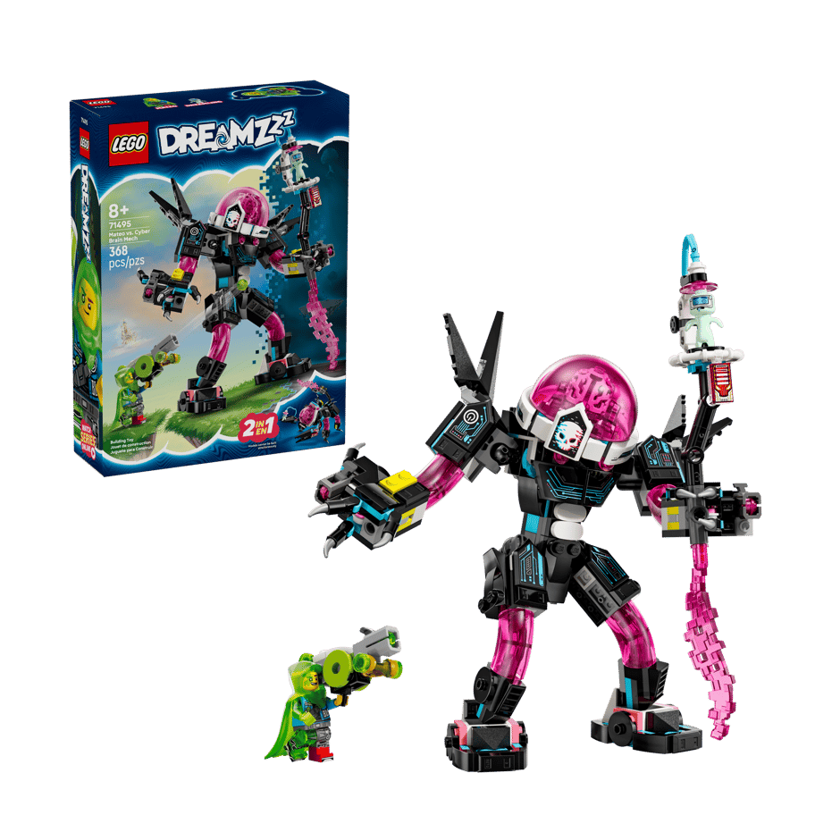 LEGO Mateo vs. Cyber Brain Mech