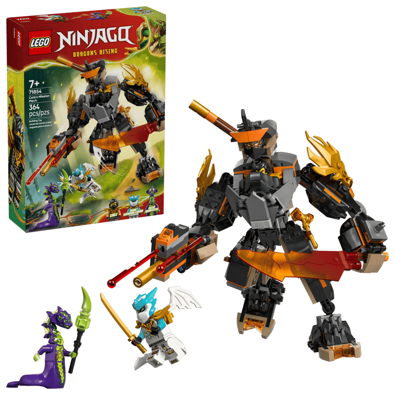 LEGO Cole's Mission Mech & Dragon Zane
