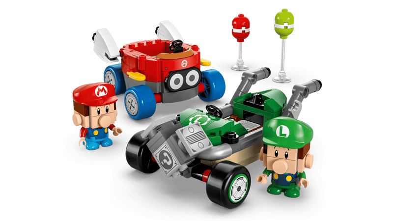 LEGO Mario Kart™ – Baby Mario vs. Baby Luigi