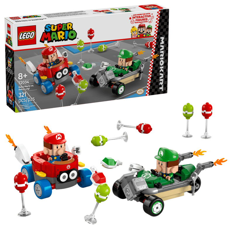 LEGO Mario Kart™ – Baby Mario vs. Baby Luigi