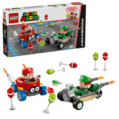 LEGO Mario Kart™ – Baby Mario vs. Baby Luigi