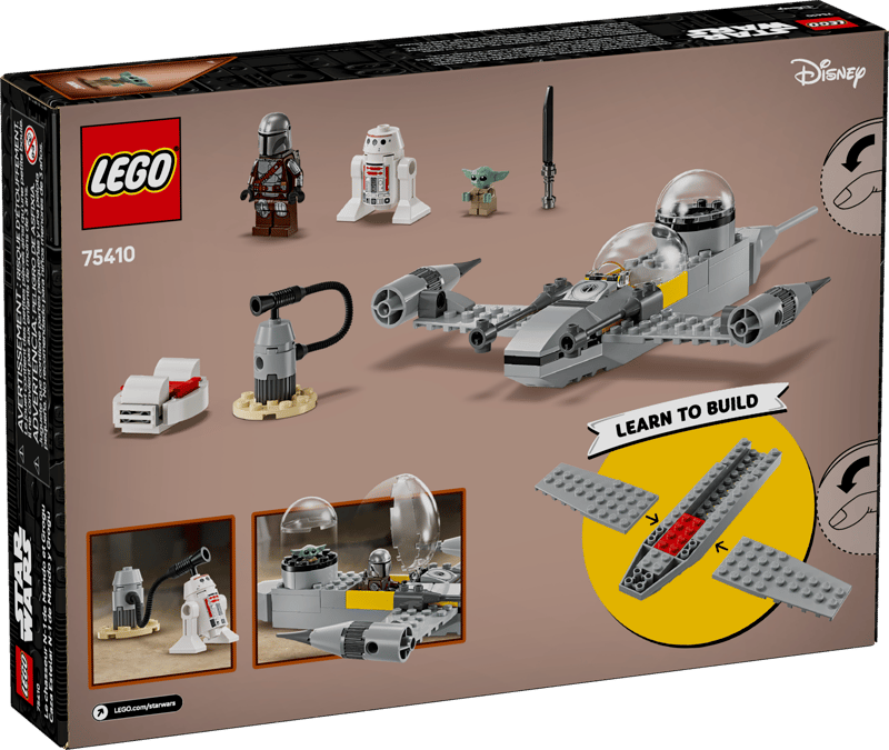 LEGO Mando and Grogu's N-1 Starfighter™