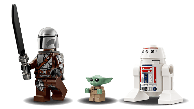 LEGO Mando and Grogu's N-1 Starfighter™