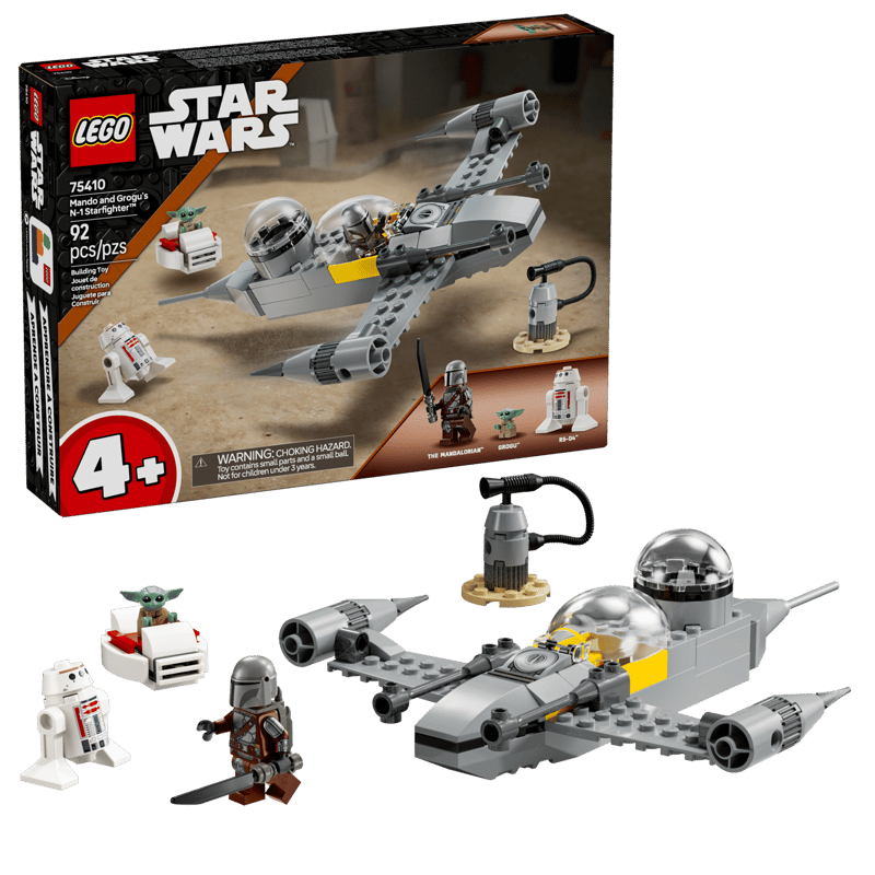 LEGO Mando and Grogu's N-1 Starfighter™