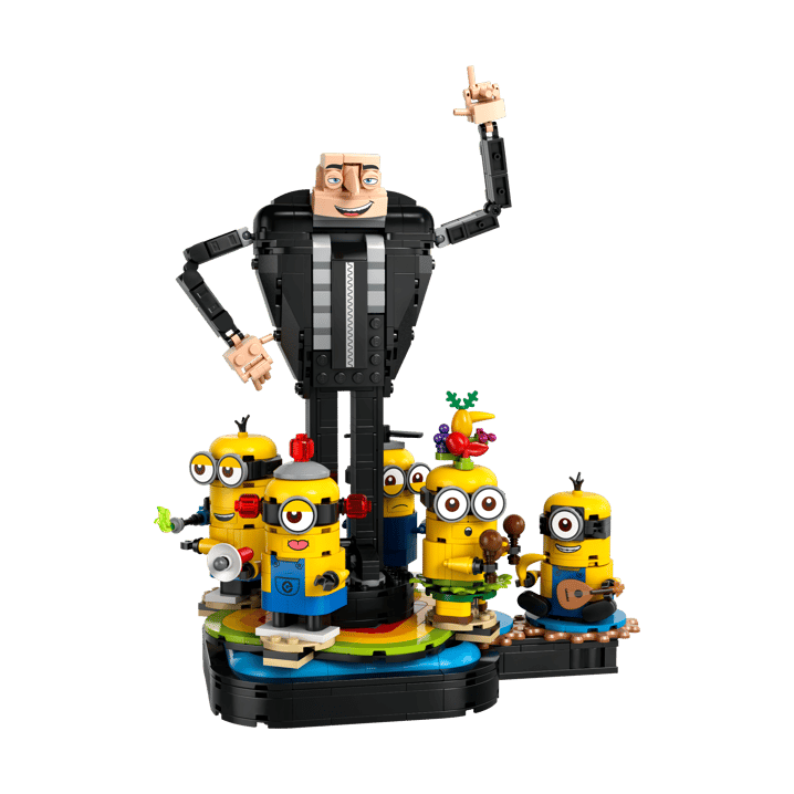 LEGO Brick-Built Gru and Minions
