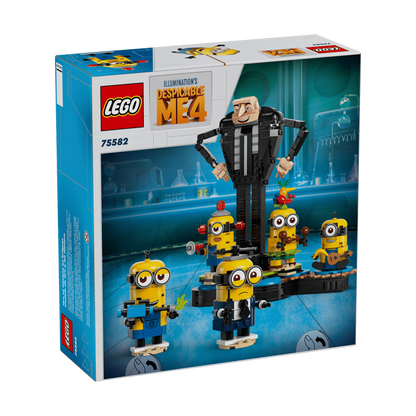 LEGO Brick-Built Gru and Minions
