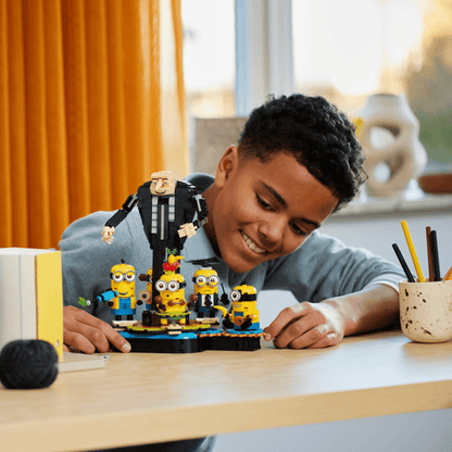 LEGO Brick-Built Gru and Minions