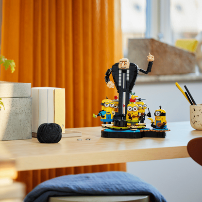 LEGO Brick-Built Gru and Minions
