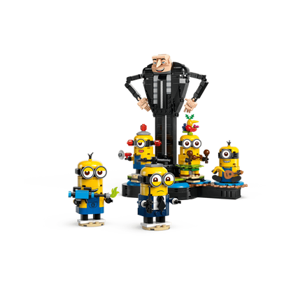 LEGO Brick-Built Gru and Minions