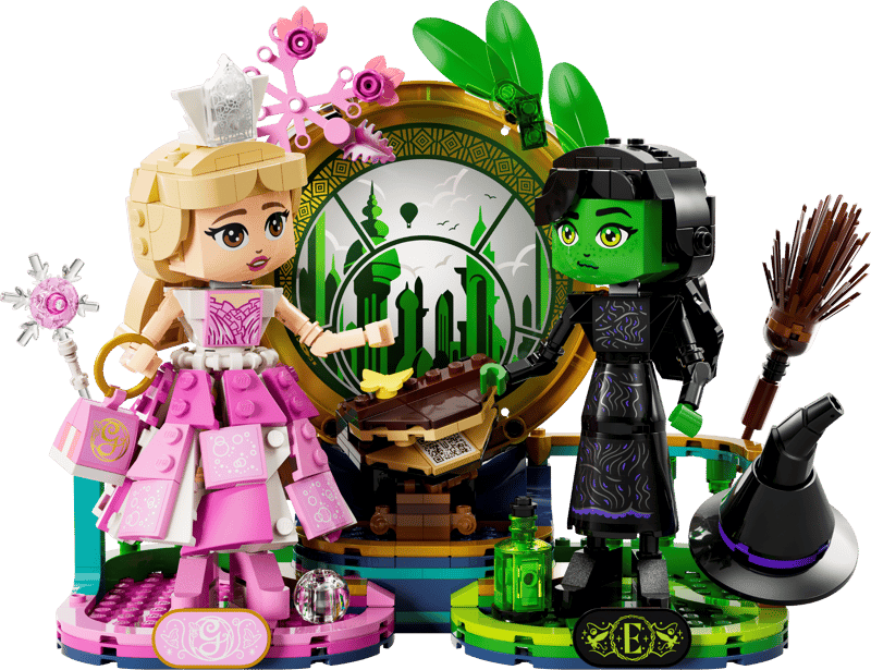 LEGO Elphaba & Glinda Figures