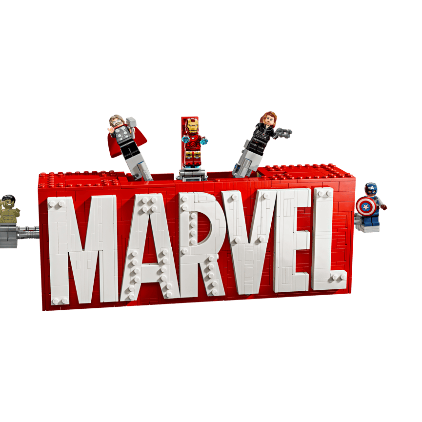 LEGO MARVEL Logo & Minifigures