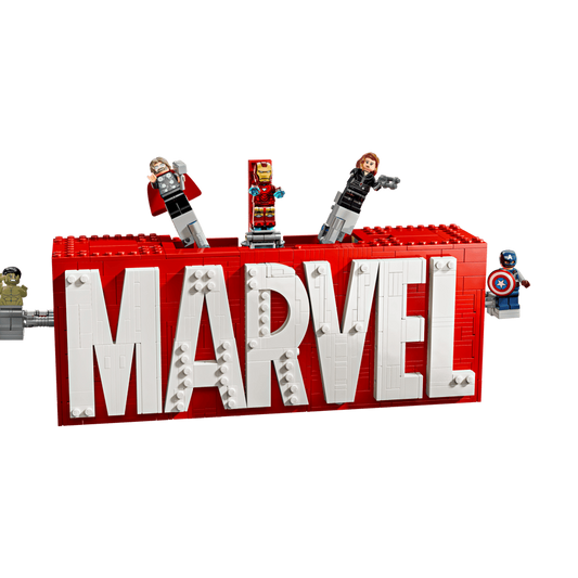 LEGO MARVEL Logo & Minifigures