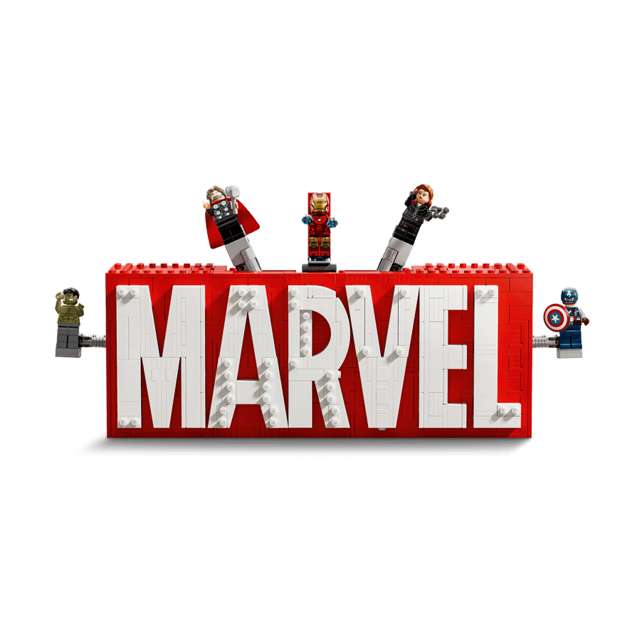 LEGO MARVEL Logo & Minifigures